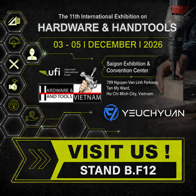 Yeu Chyuan battery glue guns at Vietnam Hardware & Hand Tools Expo 2026