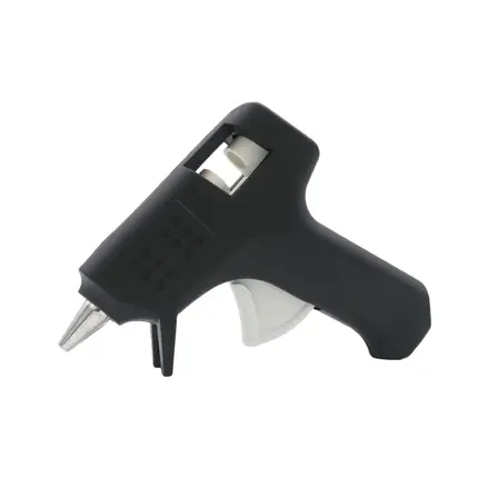 Black mini glue gun AC-160 with metal nozzle