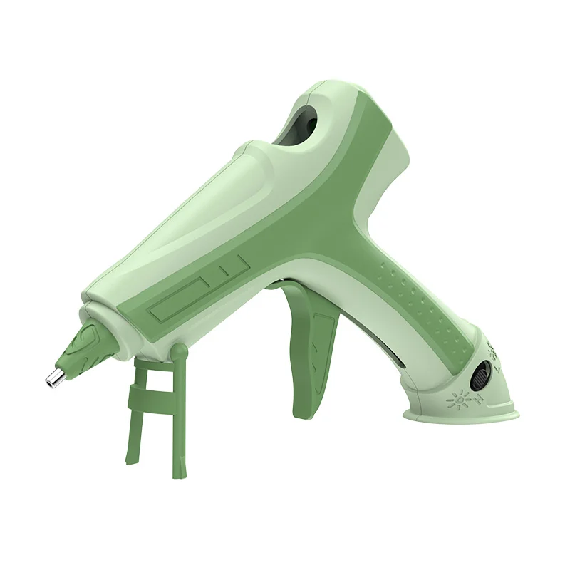Dual temp big glue gun in color green A500D
