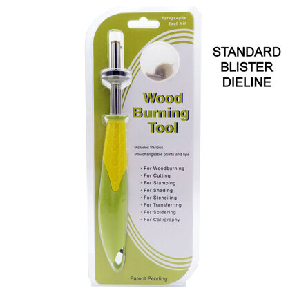 SP-758 woodburning tool with 1 tip set