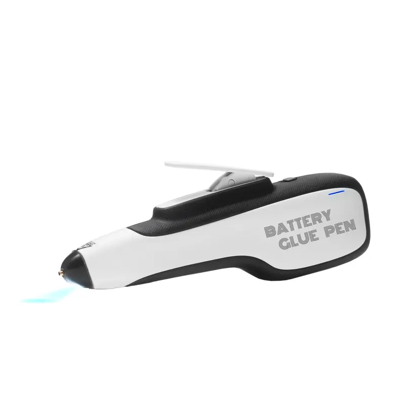 Cordless glue pen for mini hot melt glue stick